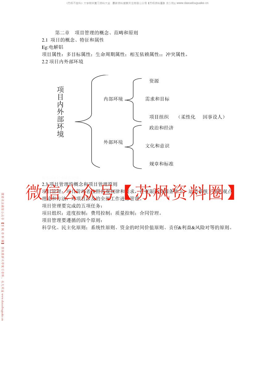 项目管理概论